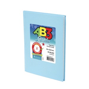 LAPRIDA CUADERNO ARAÑA CELESTE AB3 RAYADO T/D x 50hj